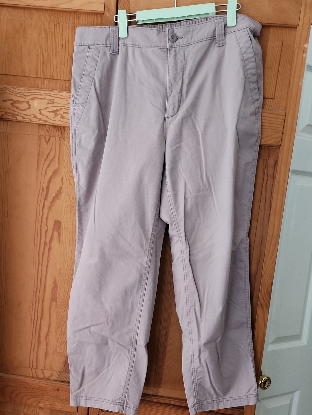 Old Navy OG Chino High-Rise Straight Leg Pants Purple Large
